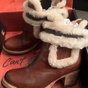 Freebird Neverland Size 8 - Never Worn - Hand Stitched- Booties